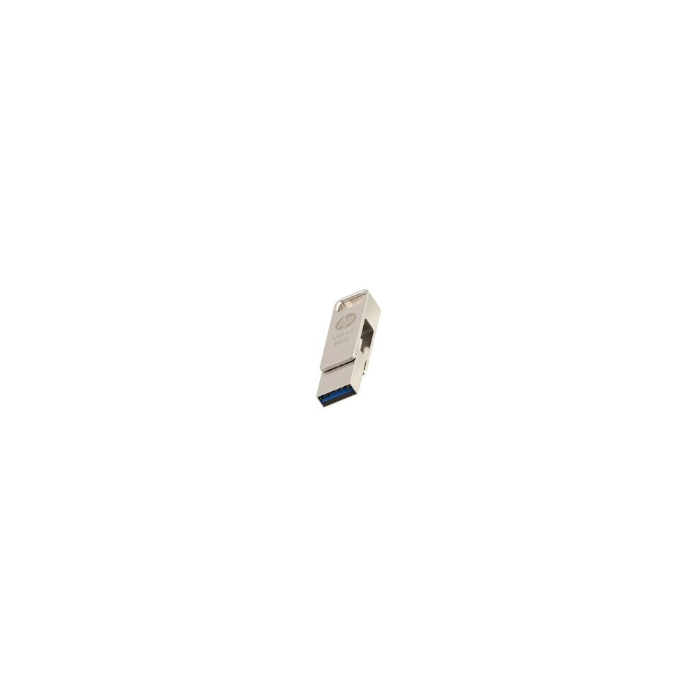 Pendrive Hp Hpfd206c 64gb Usb-a/c Plata (hpfd206c-a-64)