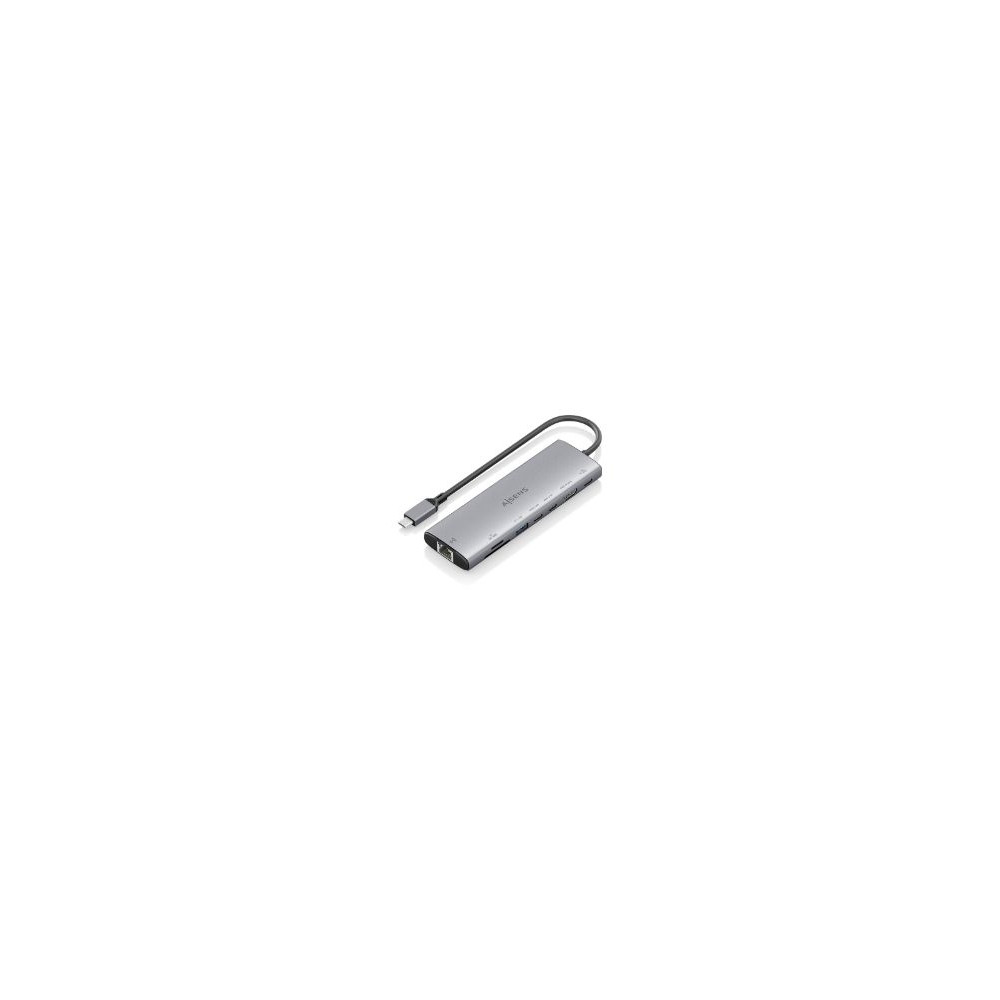 Docking Station Aisens 8en1 Usb-c (asuc-8p033-gr)