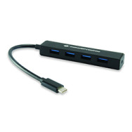 Hub Conceptronic Usb-c A 4xusb-a 3.0 Negro (ctc4usb3)