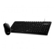 Teclado+ratón Unyka Usb 1200dpi Oem Negro (50535)