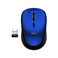 Ratón Trust Yvi Óptico Wireless Rf 1600dpi Azul (19663)