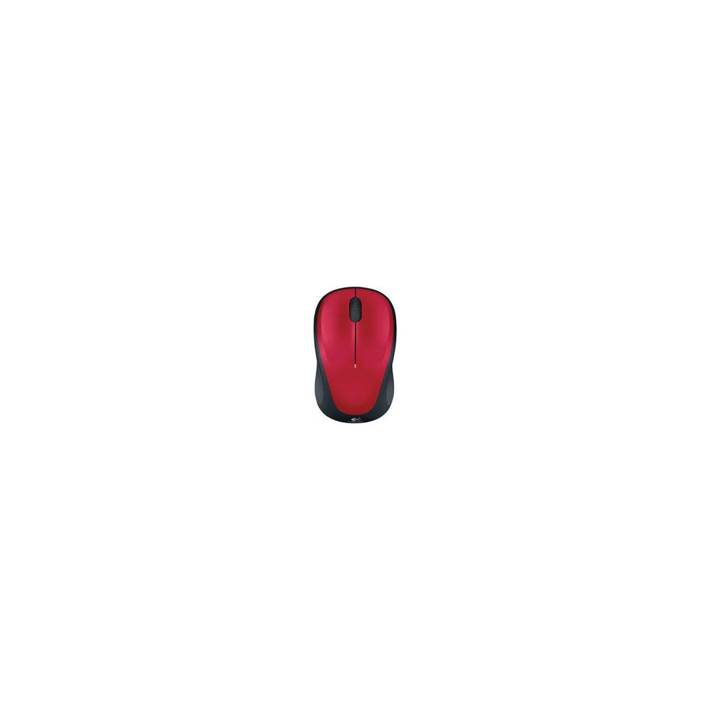 Ratón Logitech M235 Wireless Notebook Rojo (910-002496)