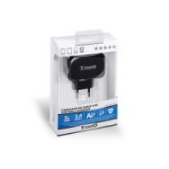Cargador De Pared Tooq 17w 2xusb-a Negro (tqwc-1s02)