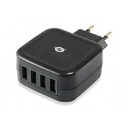 Cargador Pared Conceptronic 25w 4usb2 Negro (althea04b)