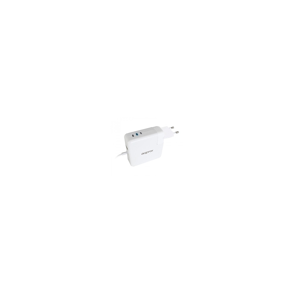 Cargador Approx 85w Usb 2.0 Macbook Blanco (appuaapl)