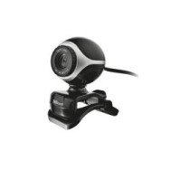 Webcam Trust 0.3mp Usb Micrófono Negra/plata (17003)