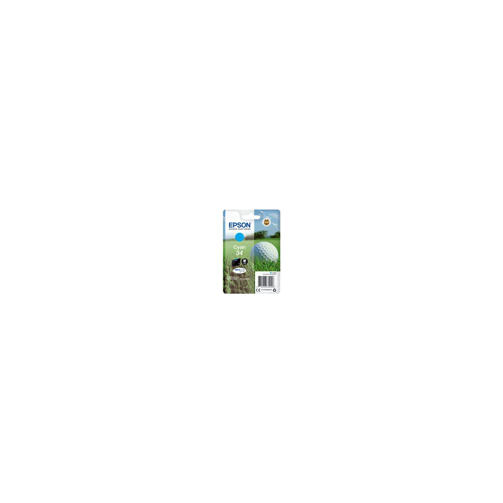 Tinta Epson 34 Cian 4.2ml 300 Páginas (c13t34624010)