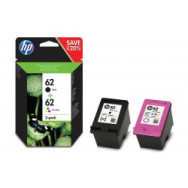 Tinta Hp 62 Pack Tricolor/negro (n9j71ae)