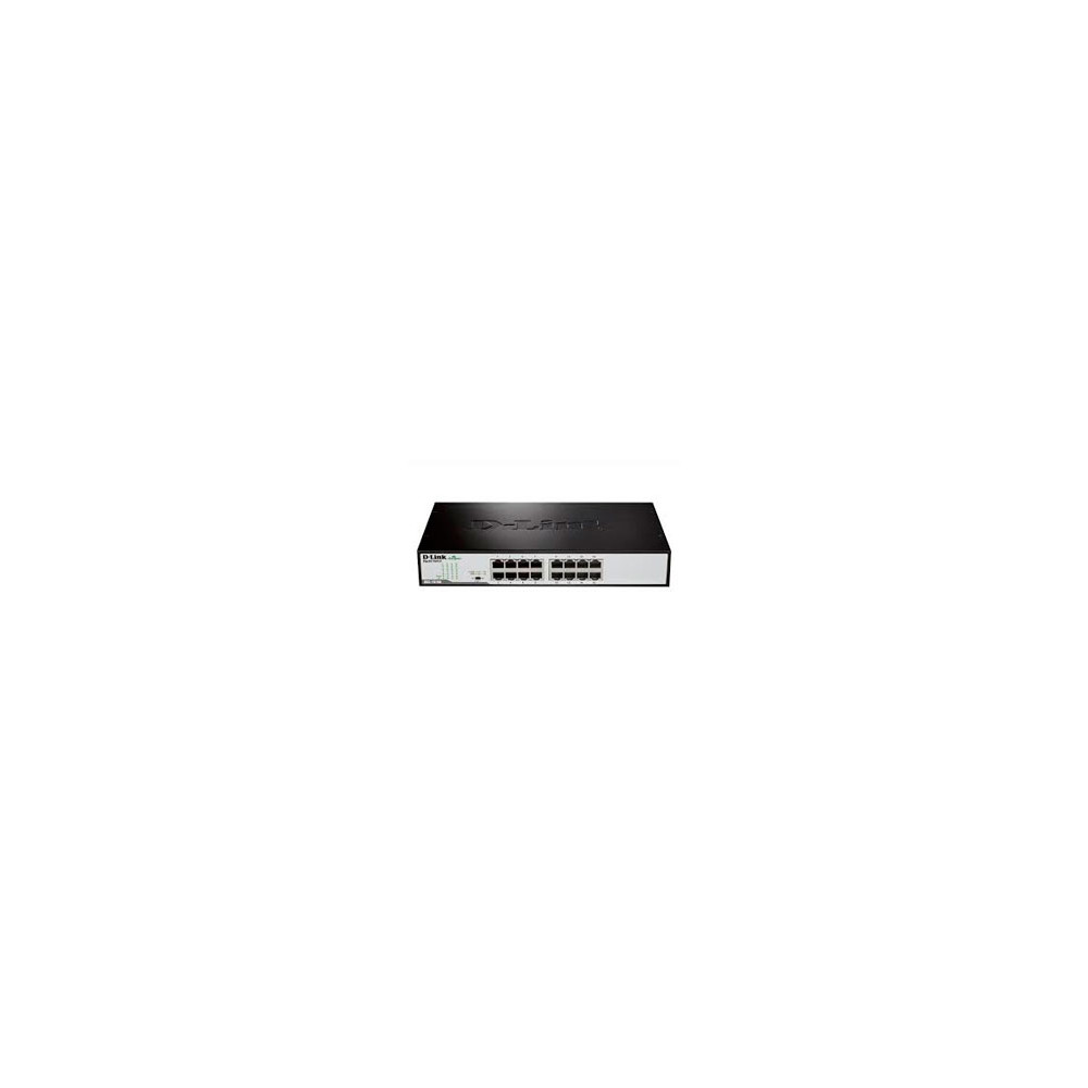 Switch D-link 16xrj45 Gbe Rack Metal Negro (dgs-1016d)