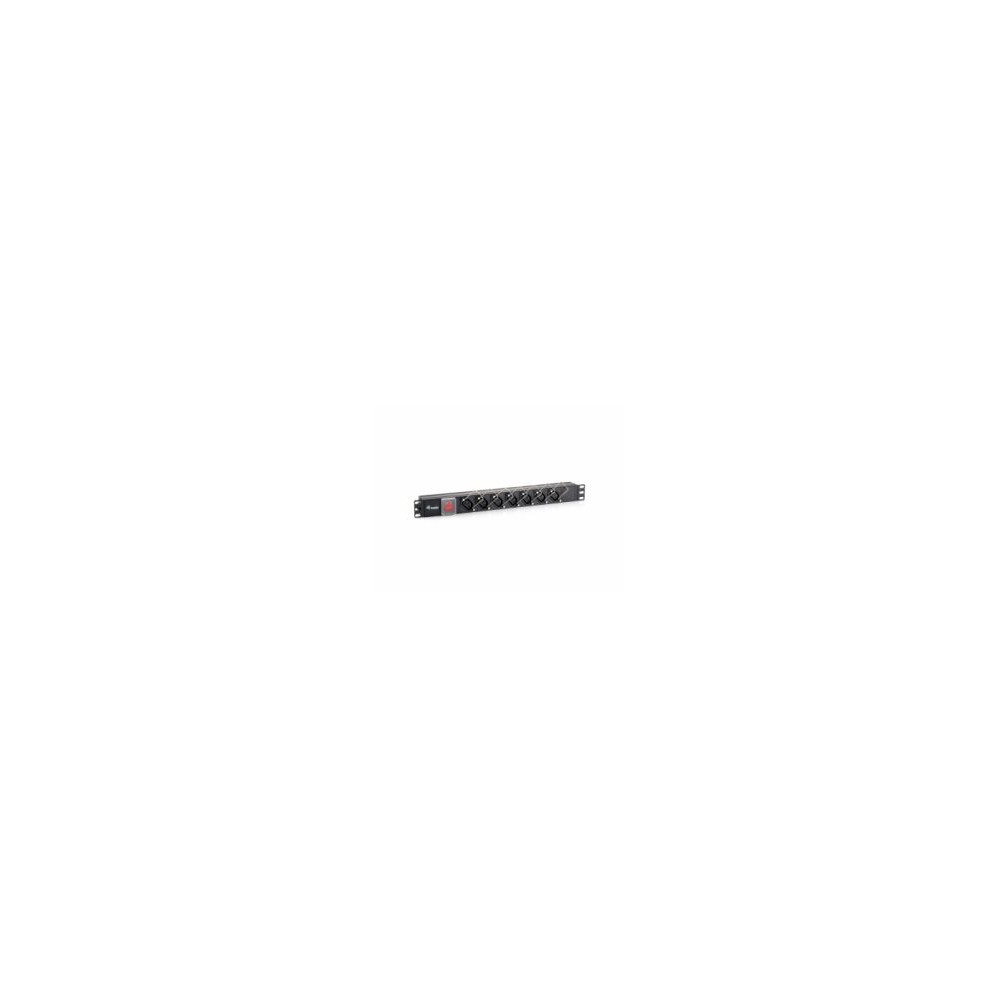 Regleta Equip 7 Tomas 1.8m Rack 19" Negra (eq333300)