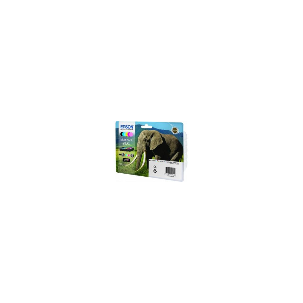 Tinta Epson 24xl T2438 Pack 6 Colores (c13t24384011)