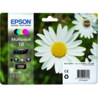 Tinta Epson 18 T1806 Pack Negro/tricolor (c13t18064012)