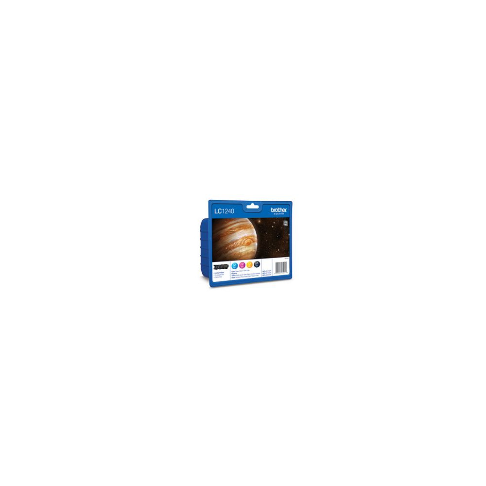Tinta Brother Pack Negro/tricolor (lc1240valbp)