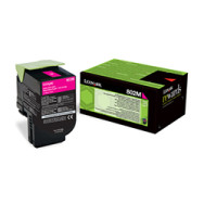 Toner Lexmark Laser 802m Magenta 1000 Páginas (80c20m0)