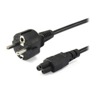 Cable Equip Schuko/m A C5/h 1.8m Negro (eq112150)