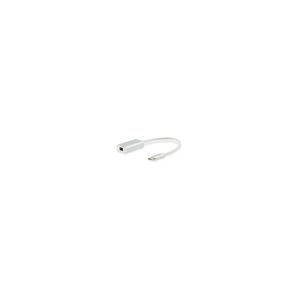 Cable Equip Usb-c/m A Mini Dp/h 0.15m Blanco (eq133457)