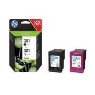 Tinta Hp 301 Pack Tricolor/negro 3ml/3ml (n9j72ae)