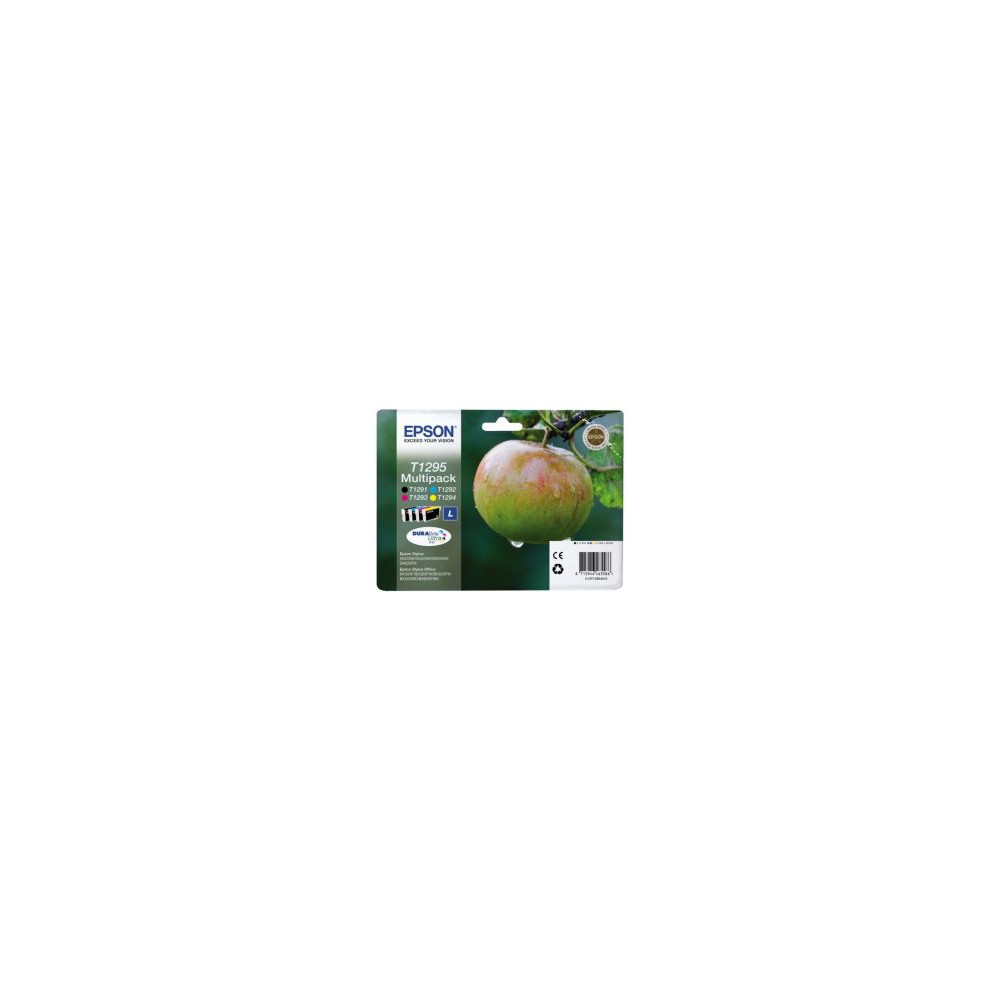 Tinta Epson T1295 Pack Negro/tricolor (c13t12954012)