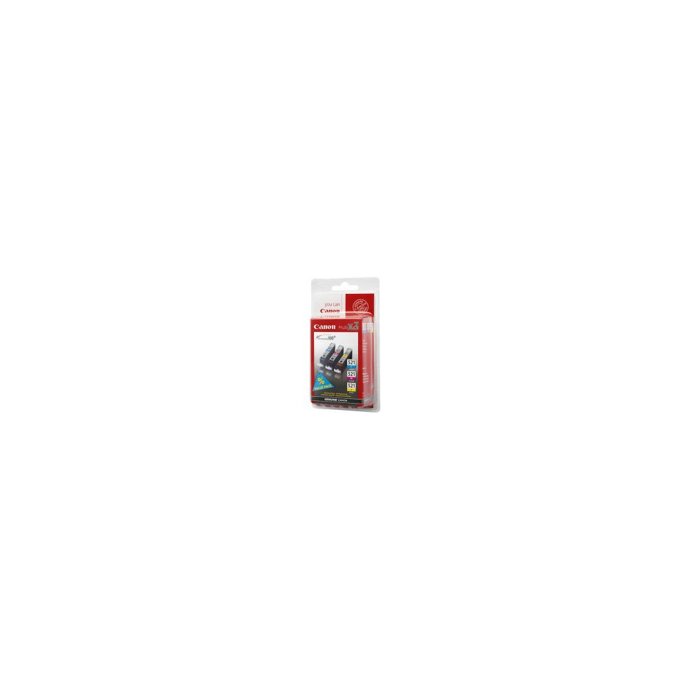 Tinta Canon Cli-521c/m/y Pack Tricolor (2934b010)