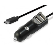 Cargador Conceptronic Coche 2xusb-a Negro (carden05b)