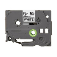 Cinta Rotuladora Brother 36mm Negro/blanco (tze-261)