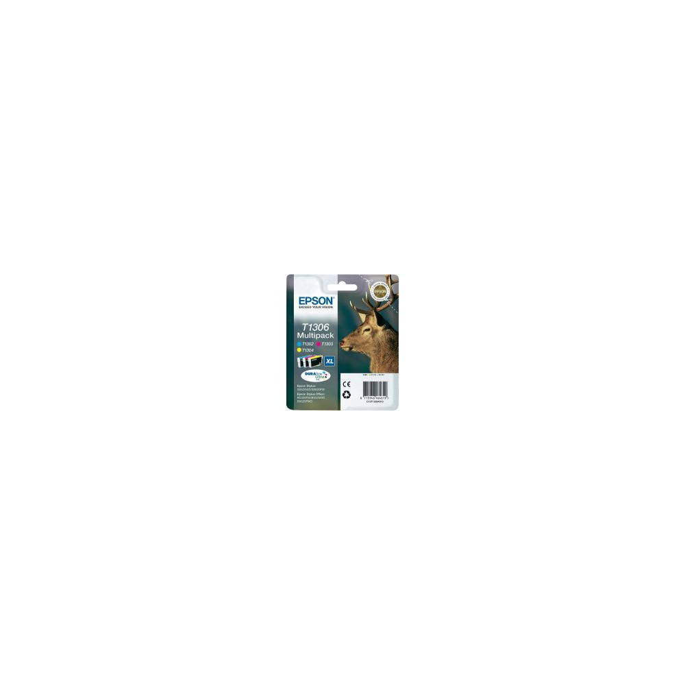 Tinta Epson T1306 Pack Tricolor 10.1ml (c13t13064012)