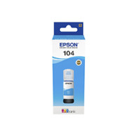Tinta Epson Ecotank 104 Cian 65ml (c13t00p240)