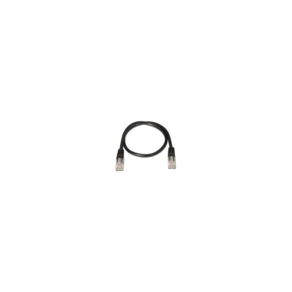 Nanocable Rj45 Cat6 Utp Awg24 0.5m Negro(10.20.0400-bk)