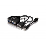 Splitter Equip 1xvga In 2xvga Out Negro (eq332521)