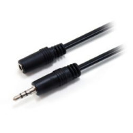 Cable Equip 3.5mm/m A 3.5mm/h 2.5m Negro (eq14708207)