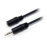 Cable Equip 3.5mm/m A 3.5mm/h 2.5m Negro (eq14708207)