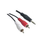 Nanocable Audio 3.5mm/m A 2xrca/m 1.5m (10.24.0301)