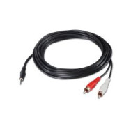 Nanocable Audio 3.5mm/m A 2xrca/m 10m Negro(10.24.0310)