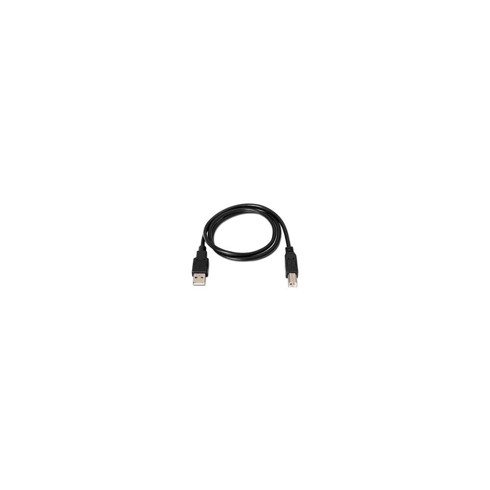 Cable Aisens Usb-a/m A Usb-b/m 1.8m Negro (a101-0006)