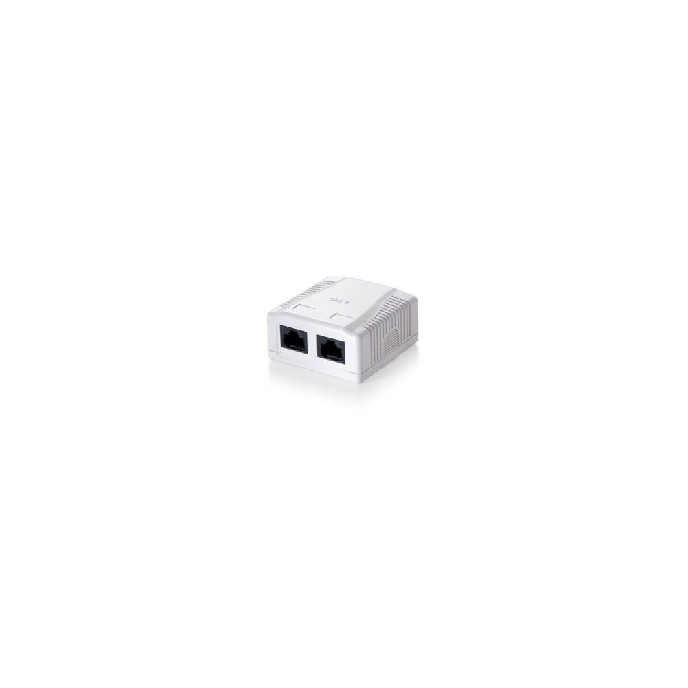 Roseta Equip 2xrj45/h Cat.6 Blanco (eq235212)