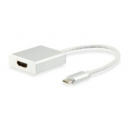 Cable Equip Usb-c/m A Hdmi/h 15cm Blanco (eq133452)