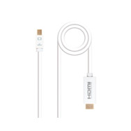 Nanocable Mini Dp/m A Hdmi/m 2m Blanco (10.15.4002)