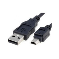 Nanocable Usb-a/m A Mini Usb/m 0.5m Negro (10.01.0400)