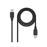 Nanocable Usb-a/m A Usb-a/m 1m Negro (10.01.1001-bk)