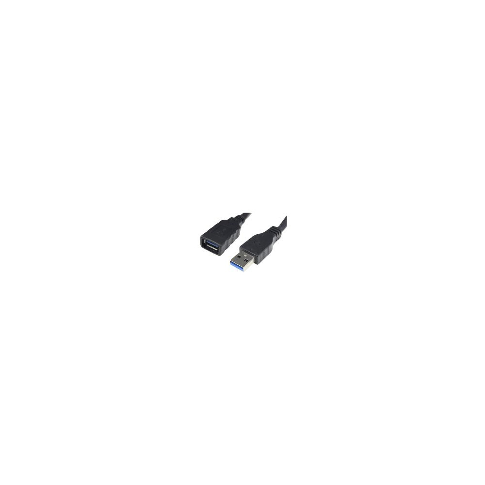 Nanocable Usb-a/m A Usb-a/h 1m Negro (10.01.0901-bk)