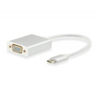 Cable Equip Usb-c/m A Vga Hd15/h 15cm Blanco (eq133451)