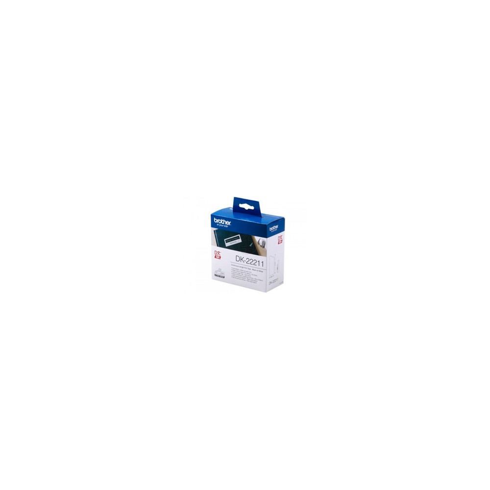 Cinta De Película Plástica Brother Blanca (dk-22211)