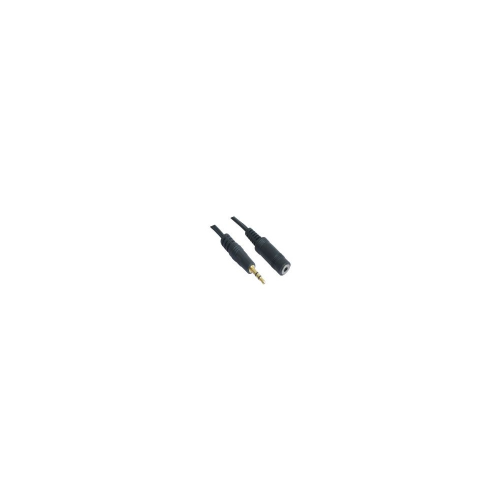 Nanocable Audio 3.5mm/m A 3.5mm/h 3m Negro (10.24.0203)