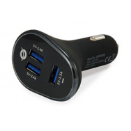 Cargador Coche Conceptronic 3usb-a 31.5w(carden06b)