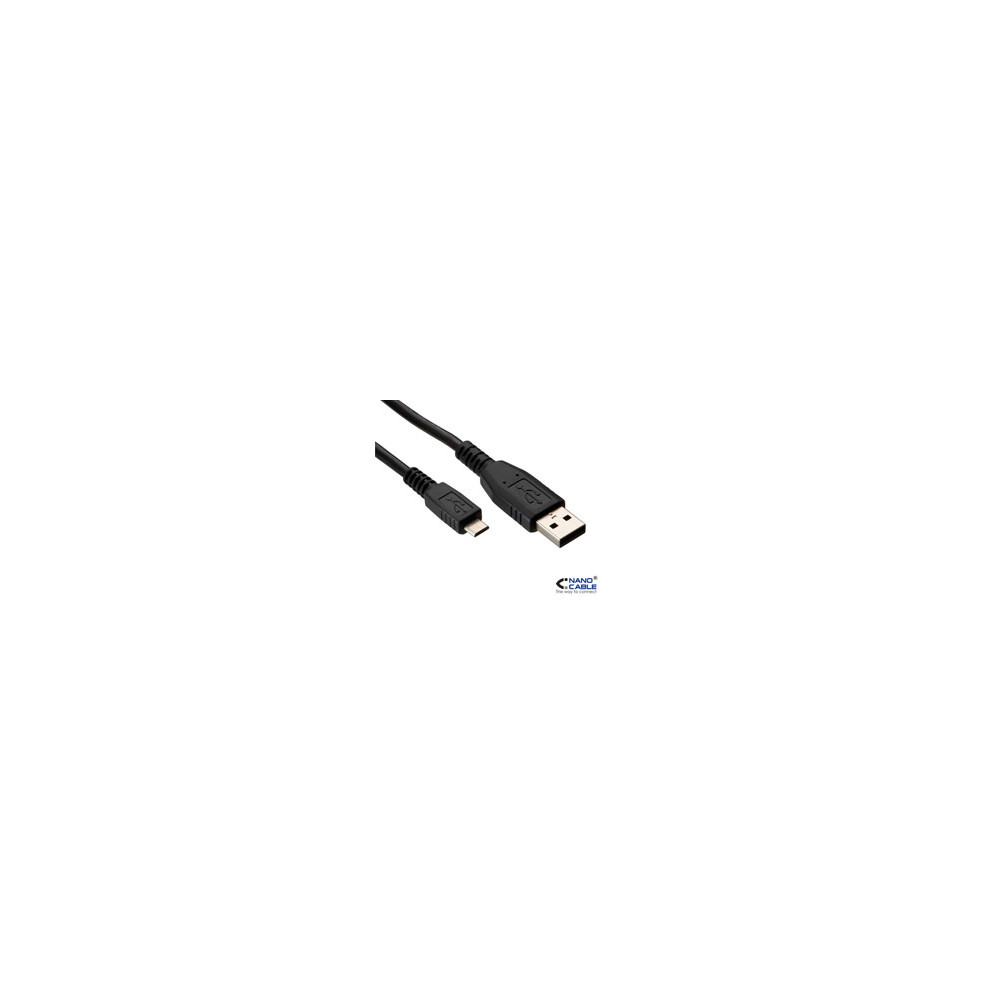 Nanocable Usb-a/m A Musb-b/m 0.8m Negro (10.01.0500)