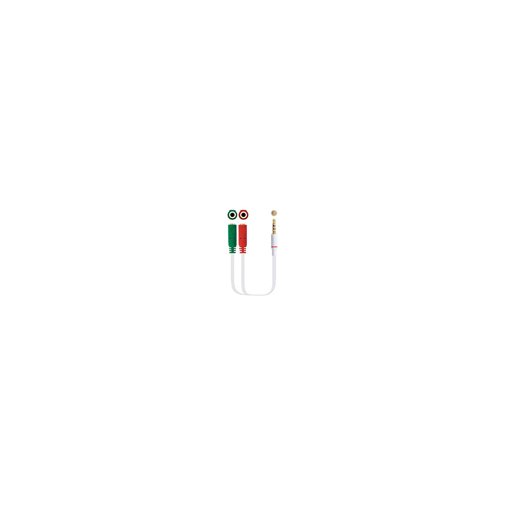 Nanocable Audio 3.5mm/m A 2x3.5mm/h 20cm (10.24.1201)
