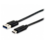 Cable Equip Usb-a/m A Usb-c/m 1m Negro (eq12834107)