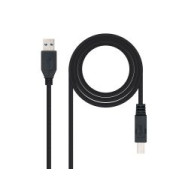Nanocable Usb-a/m A Usb-b/m 2m Negro (10.01.0802-bk)