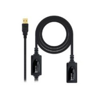 Nanocable Usb-a/m A Usb-a/h 15m Negro (10.01.0213)