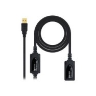 Nanocable Usb-a/m A Usb-a/h 15m Negro (10.01.0213)